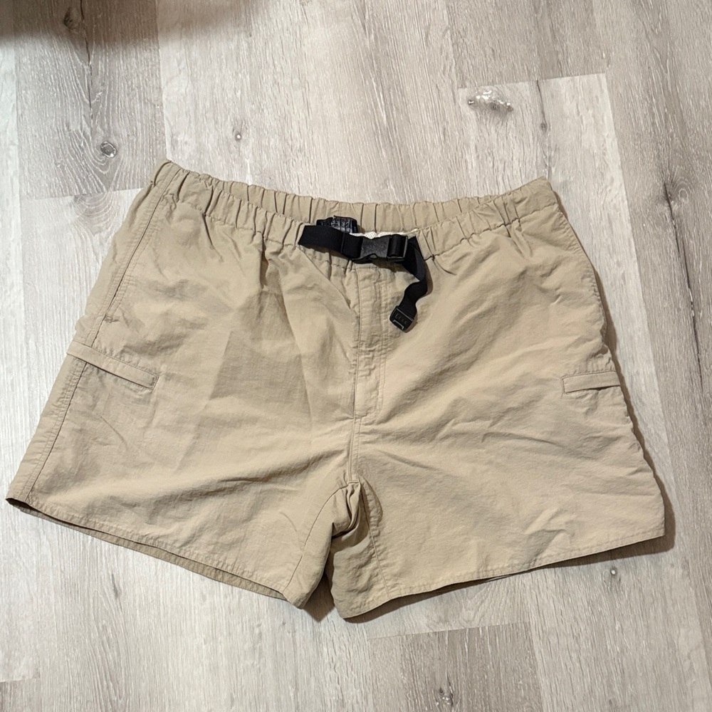 Vintage‎ (90’s) Lands' End Men's Belted Tan Cargo Shorts